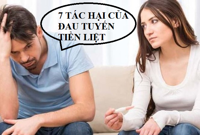 Cảnh báo 7 tác hại của đau tuyến tiền liệt