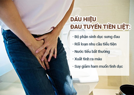 5 triệu chứng đau tuyến tiền liệt nam giới cần lưu ý