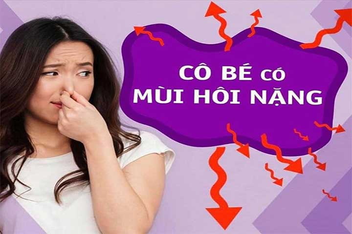 Mất tự tin khi cô bé có mùi hôi