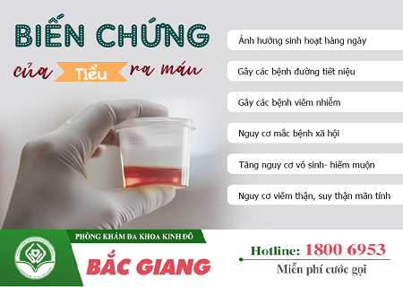 Đi tiểu ra máu có nguy hiểm không?