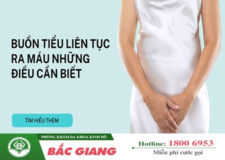 Buồn tiểu liên tục tiểu ra máu